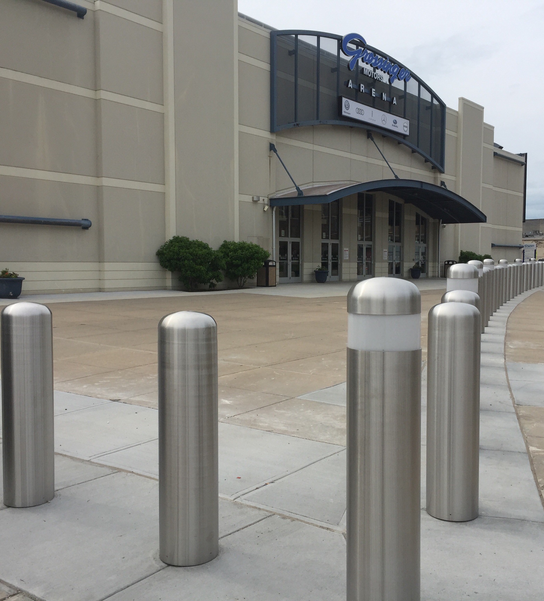 bollards by gibrlatar